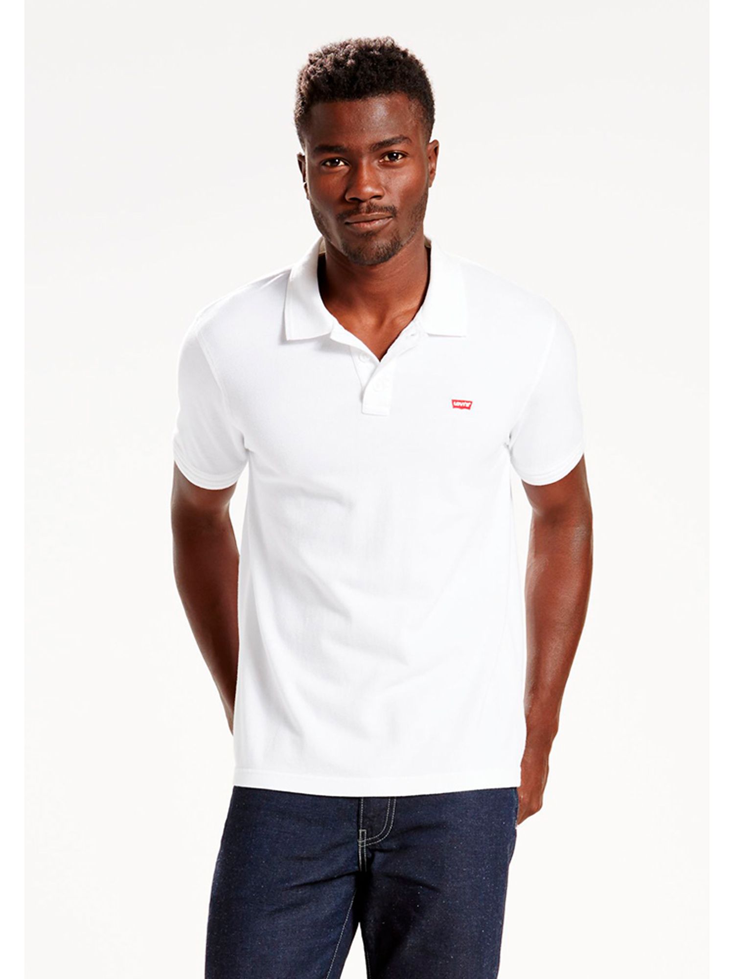 polera blanca polo