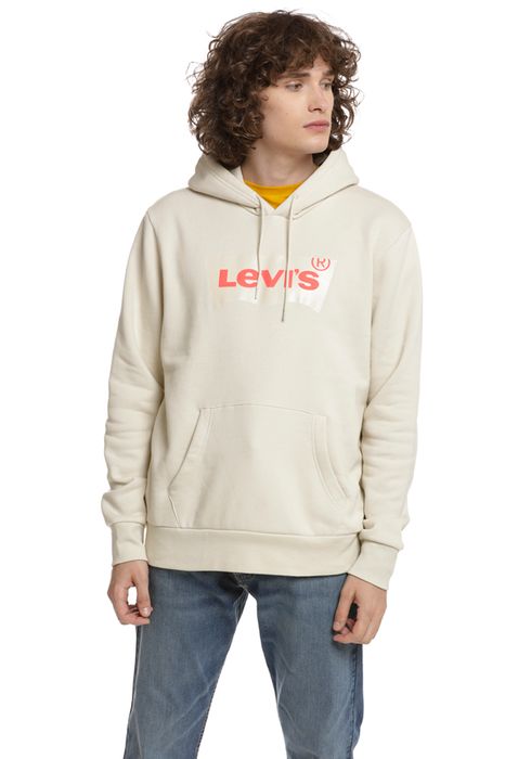 Hombre XL Polerones Crema Standard – Levis Chile
